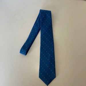 David Lawrence Blue Silk Tie
